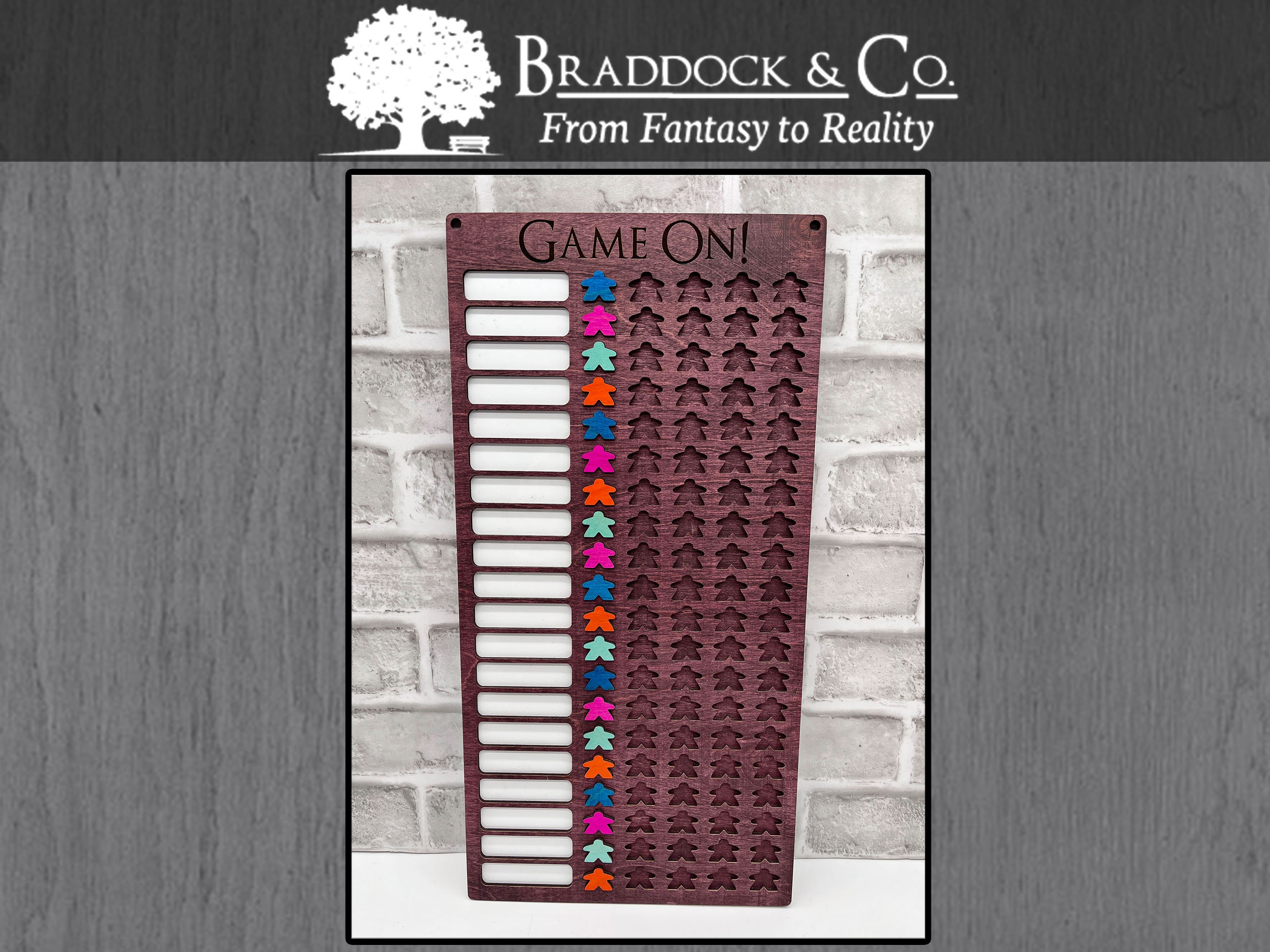 Plain Meeple - Board Game Coasters (qty 4)