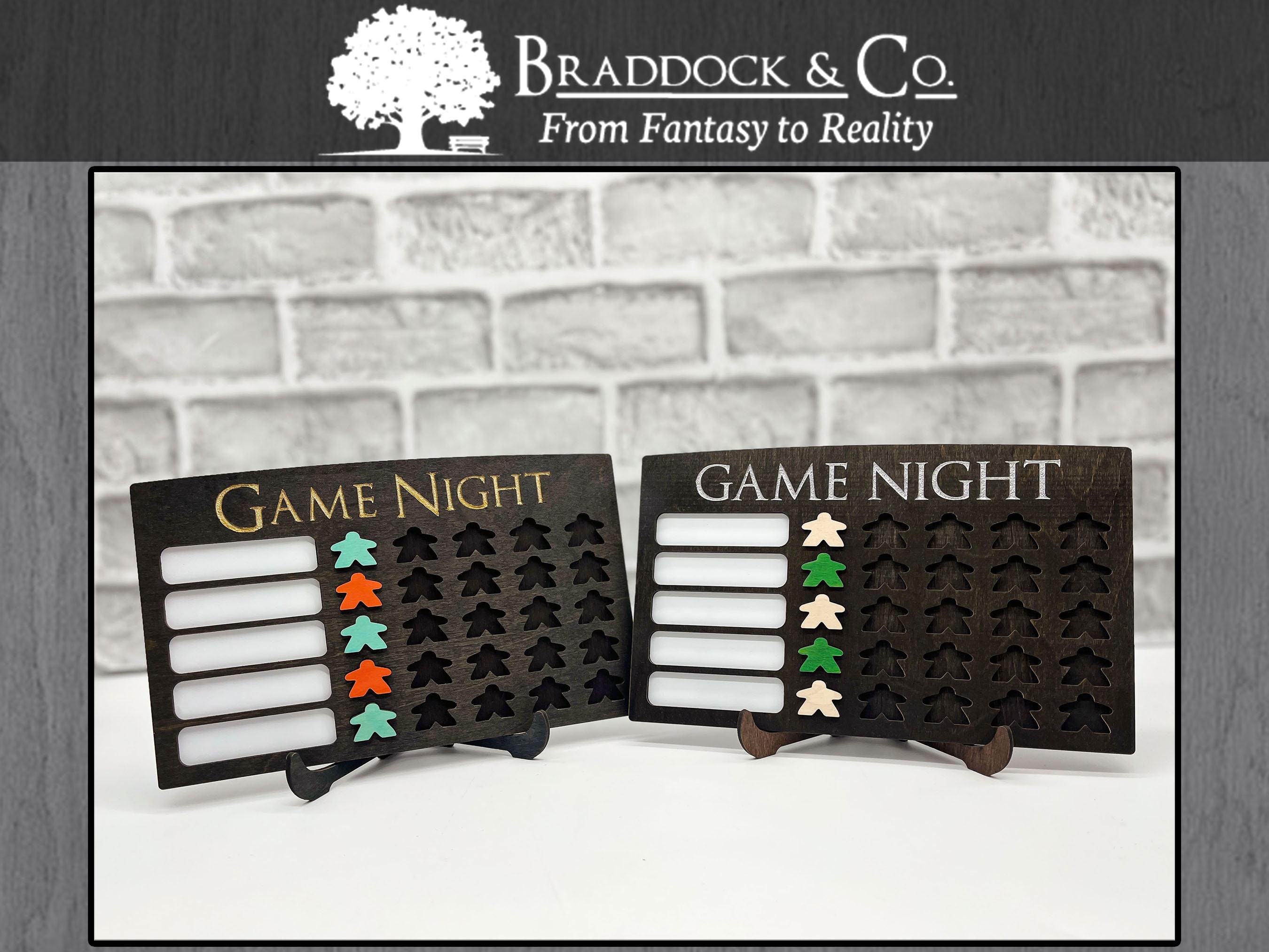 5x5 Game Tracker Ready to Ship Board Game Tracker Game Etsy