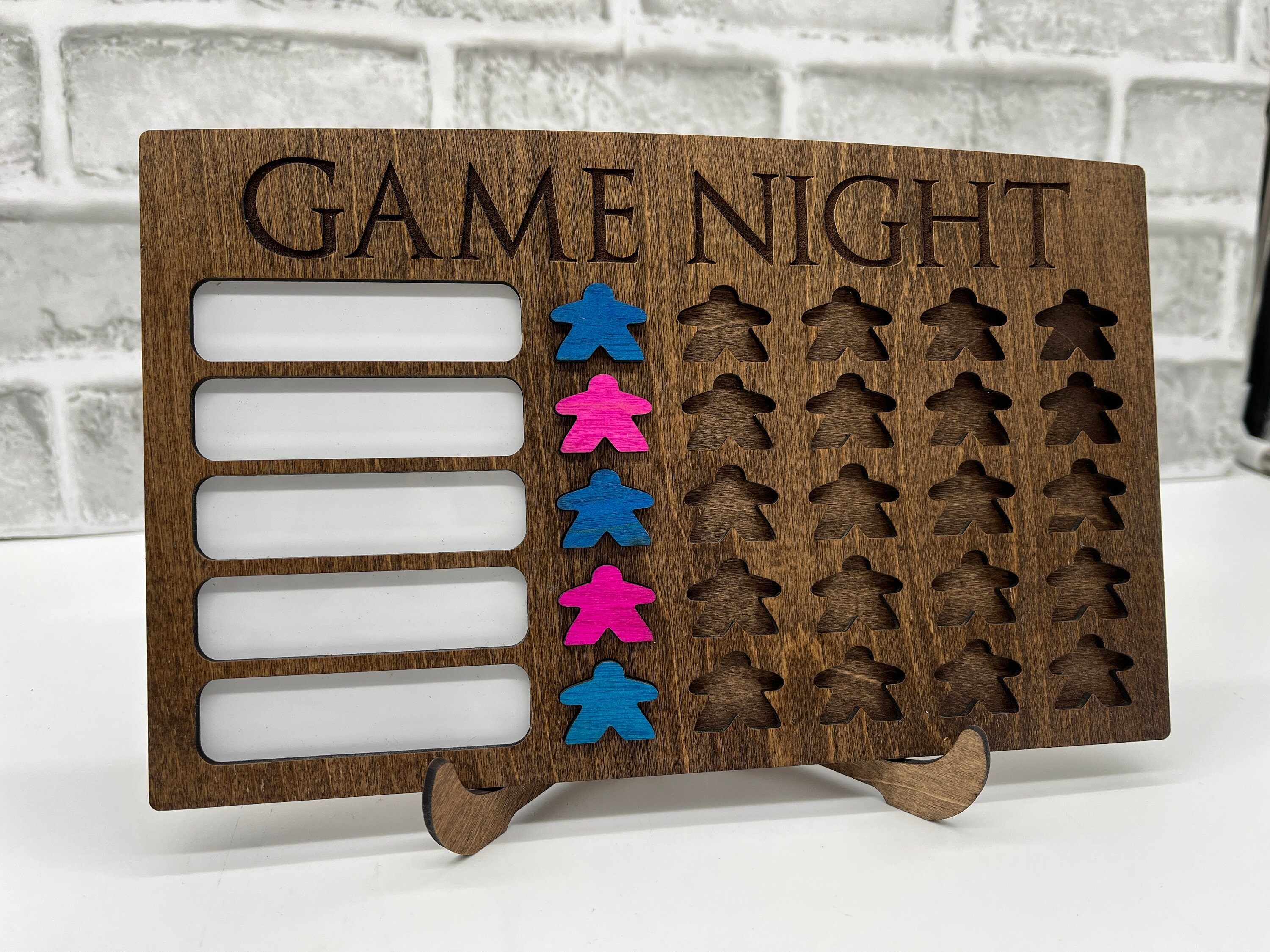 5x5 Game Tracker Ready to Ship Board Game Tracker Game Etsy