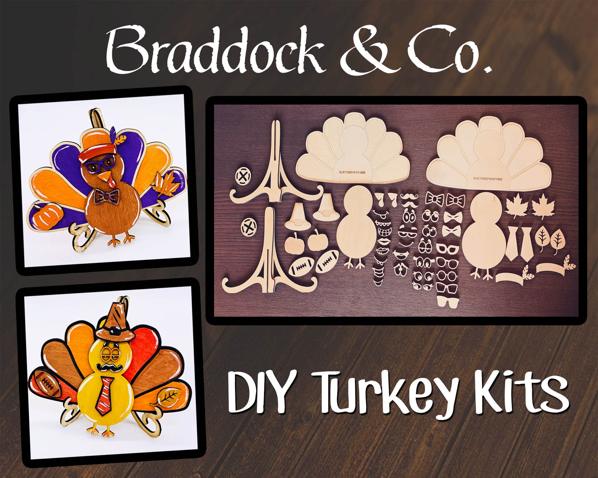 Diy Truthahn Kit Erntedank Party Kit Thanksgiving Party | Etsy