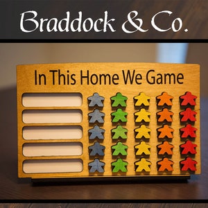 5x5 Game Tracker / Board Game Tracker / Game Challenge Board / Board ...