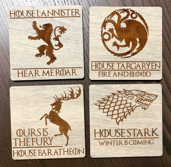 Coaster Game of Thrones - Logo | Tips for original gifts