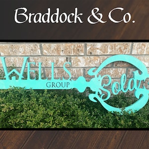 CUSTOM REALTOR KEY / Custom Logo Realtor Sign / Key Shape Sold Sign / Real Estate Sign / Realtor Sold Sign / Custom Realtor Sign/ Realtors