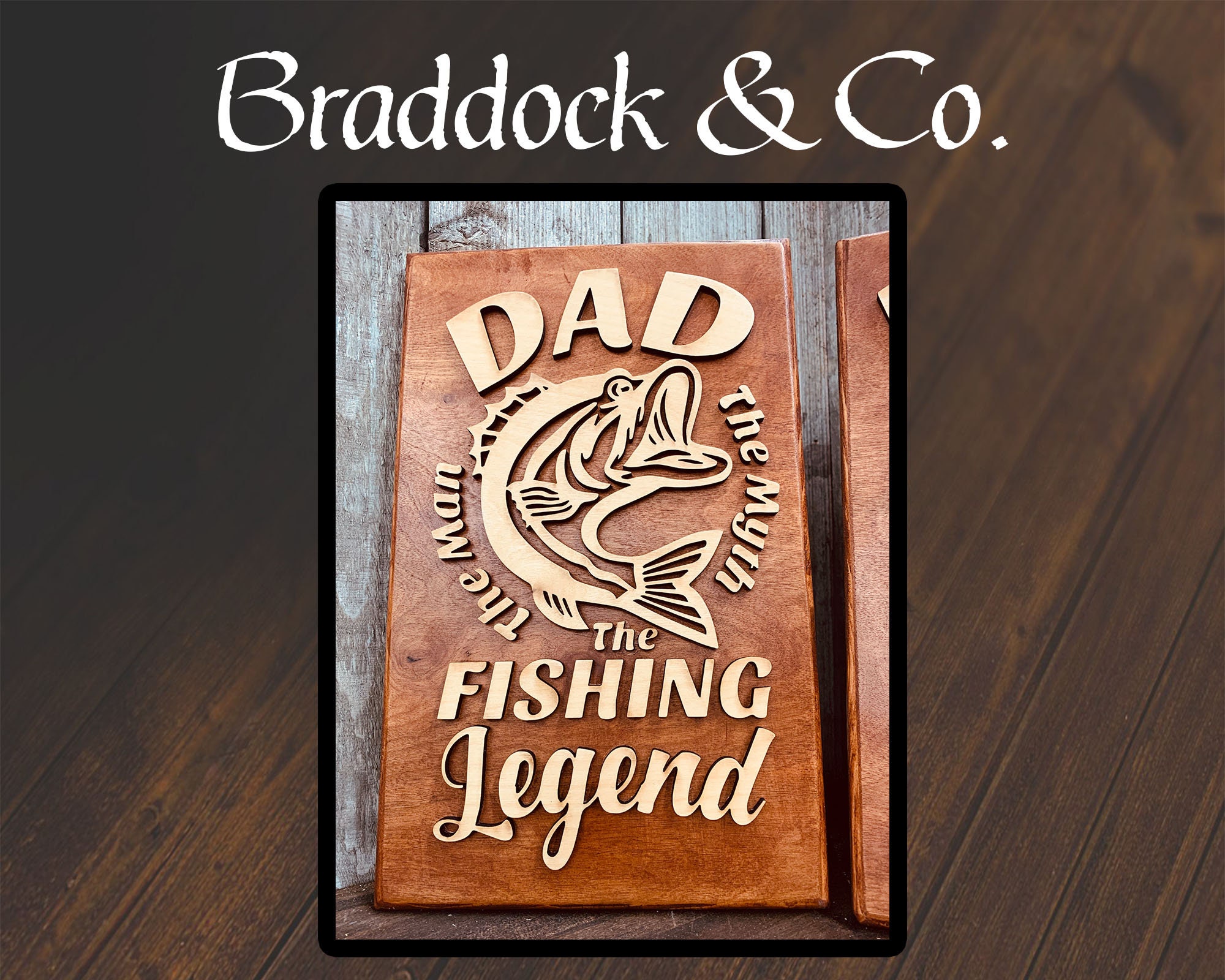 Papa Schild Vatertagsschild Angelschild Mann Höhle Dekor | Etsy
