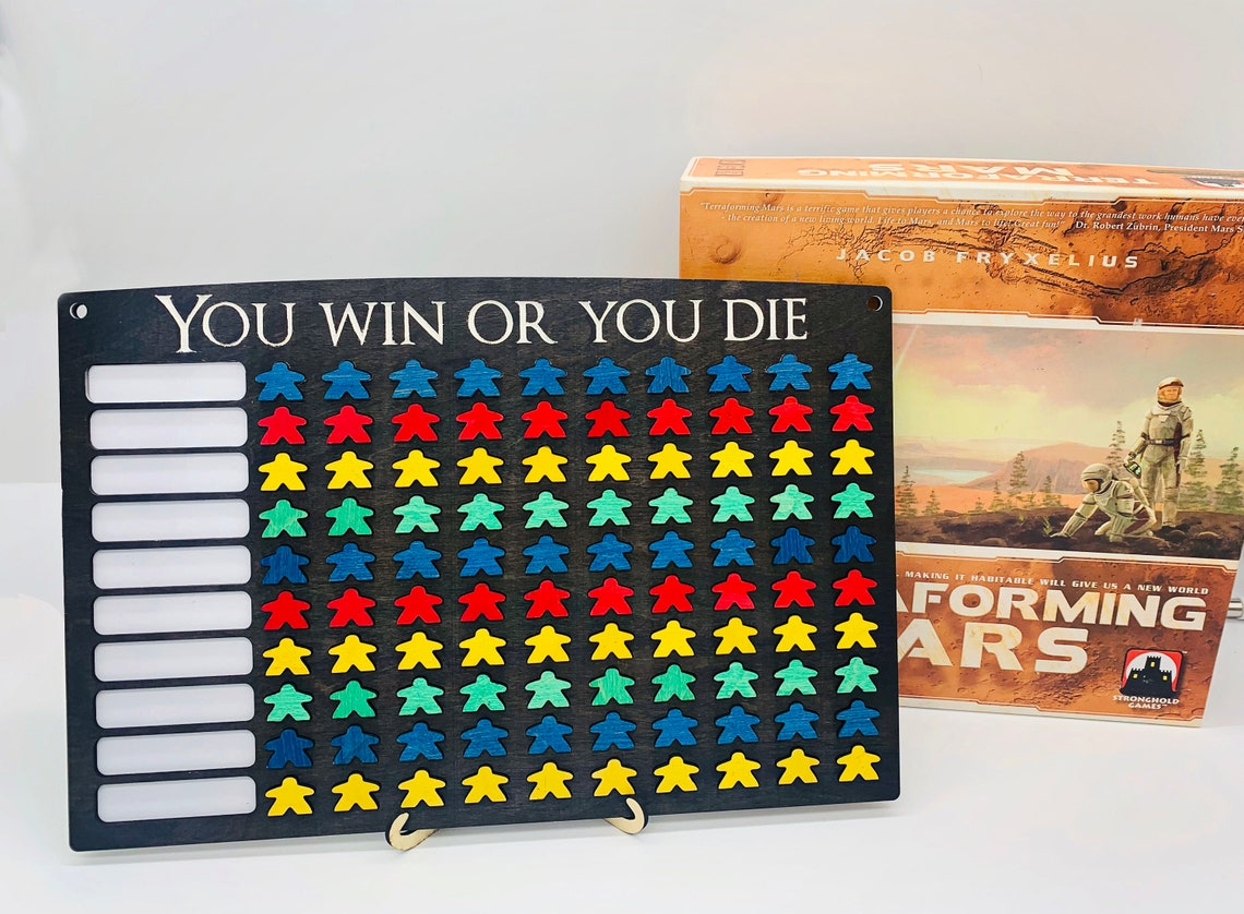 10x10 Game Tracker / Board Game Tracker / Game Challenge Board Etsy