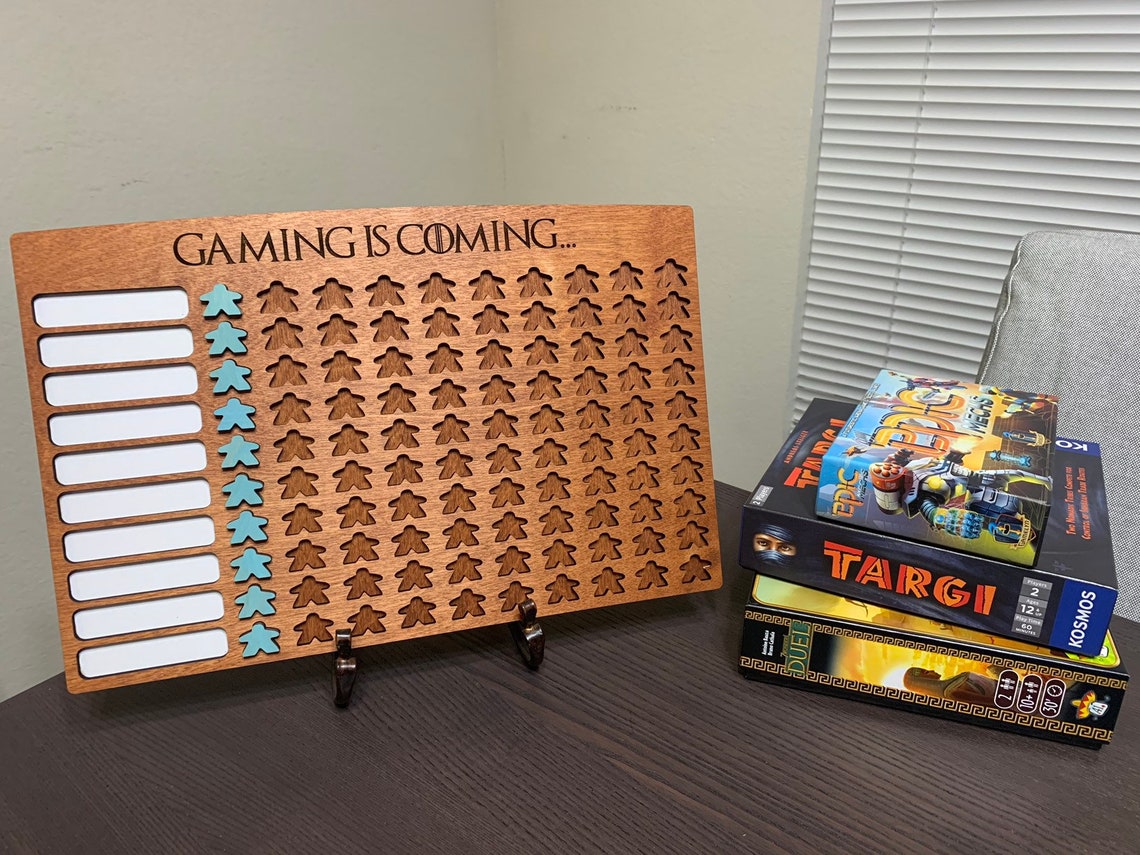 10x10 Game Tracker / Board Game Tracker / Game Challenge Board - Etsy