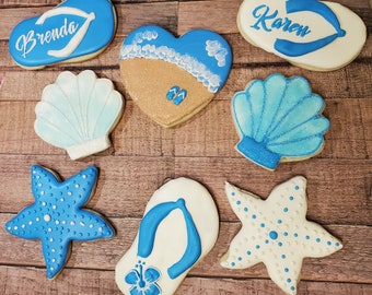 Sweet seashore cookies