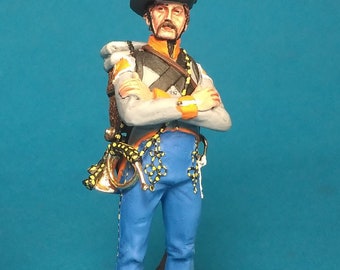 Austrian Light Infantry, Painted Napoleonic Tin Soldier, 1/30 Scale, Collectible figurine VID SOLDIERS