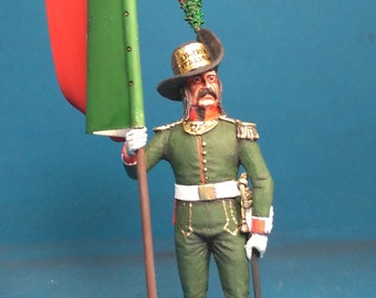 Italian Lombard Legion, Napoleonic toy soldier 1/30 Scale, Metal toy soldier, Napoleonic figurine, Painted historical miniature VID SOLDIERS