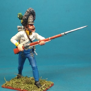 Austrian grenadiers, Painted Napoleonic figure 1/30 Scale, Tin soldier, Napoleonic Wars, Collectible toy, Napoleonic miniature VID SOLDIERS