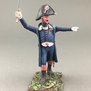 Napoleonic tin soldier 60 mm, French Guard Grenadiers, Napoleonic figure, Painted historical miniature, Battle of Waterloo VID SOLDIERS
