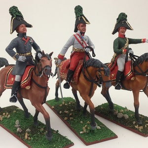 Napoleonic figurine 1/30 Scale, Austrian Empire commanders of the Napoleonic Wars, Archduke Charles, Francis II, Karl Philipp VID SOLDIERS
