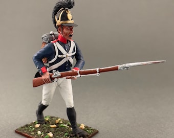 Napoleonic figure 60 mm 1/30 Scale, Baden Line infantry, Painted Napoleonic miniature, Metal toy soldier, Collectible figurine VID SOLDIERS