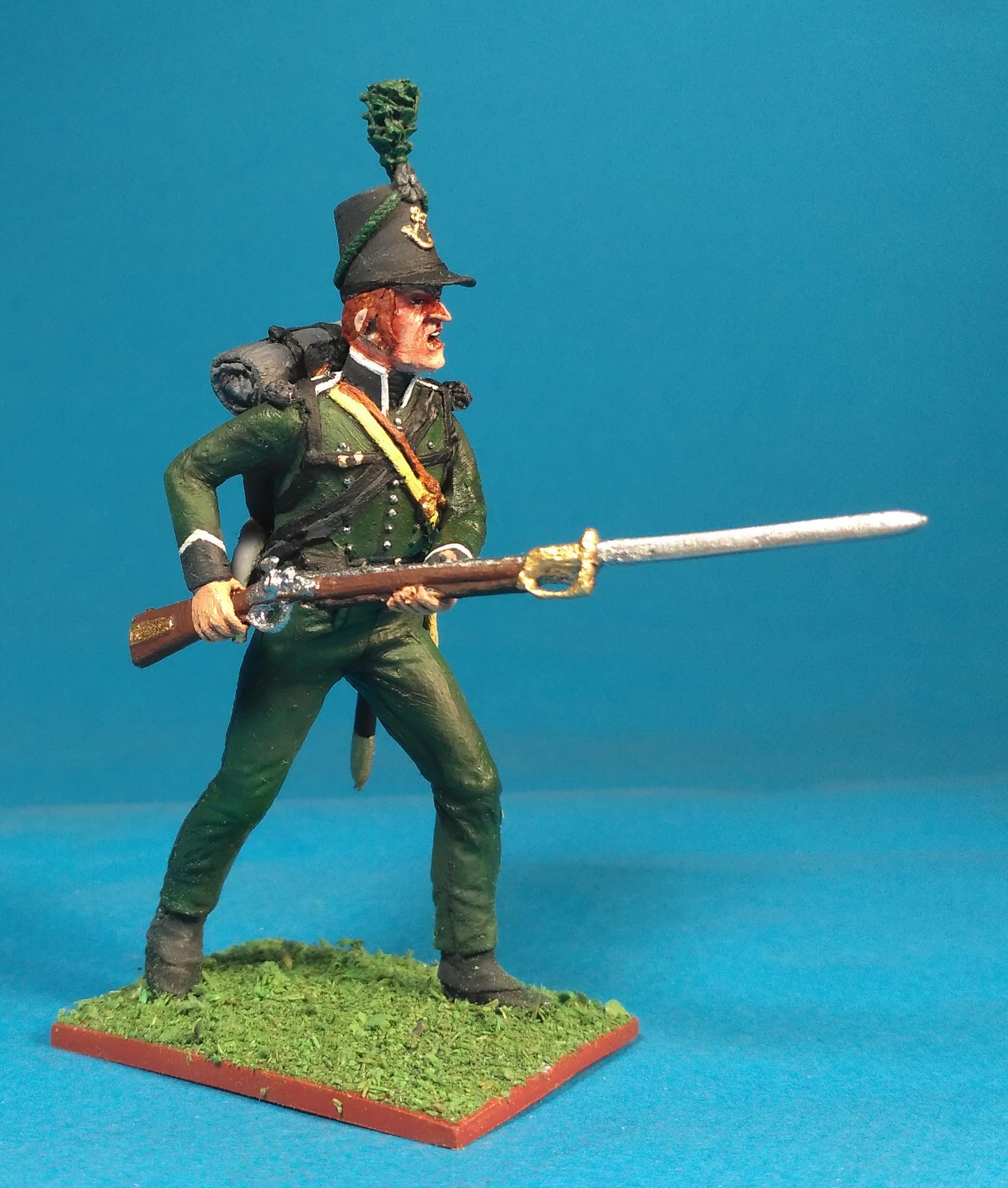British 95th Rifles, Napoleonic Toy Soldier 60 Mm 1/30 Scale, Metal ...