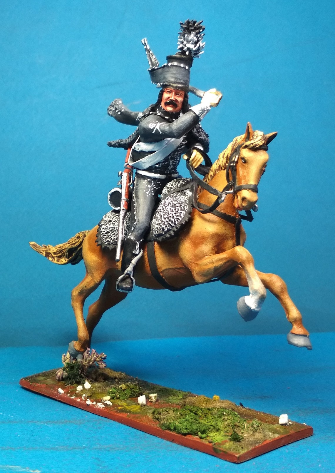 French Hussars of the Death 60 mm High quality Metal Figure Etsy