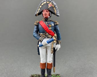 Napoleonic figure 60 mm, French Marshals, Painted Napoleonic miniature, Lead toy soldier, Napoleonic figurine, Napoleonic Wars VID SOLDIERS