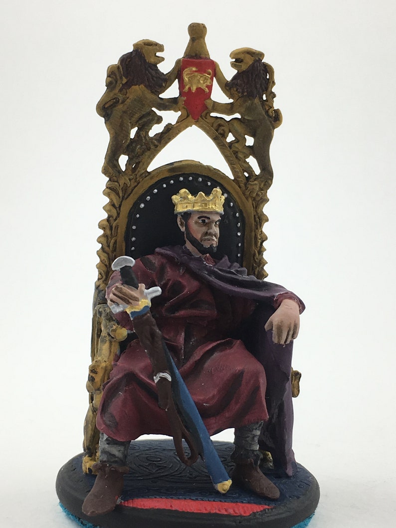 King Arthur 54 mm Metal Figure MIDDLE AGES Toy Soldier Etsy