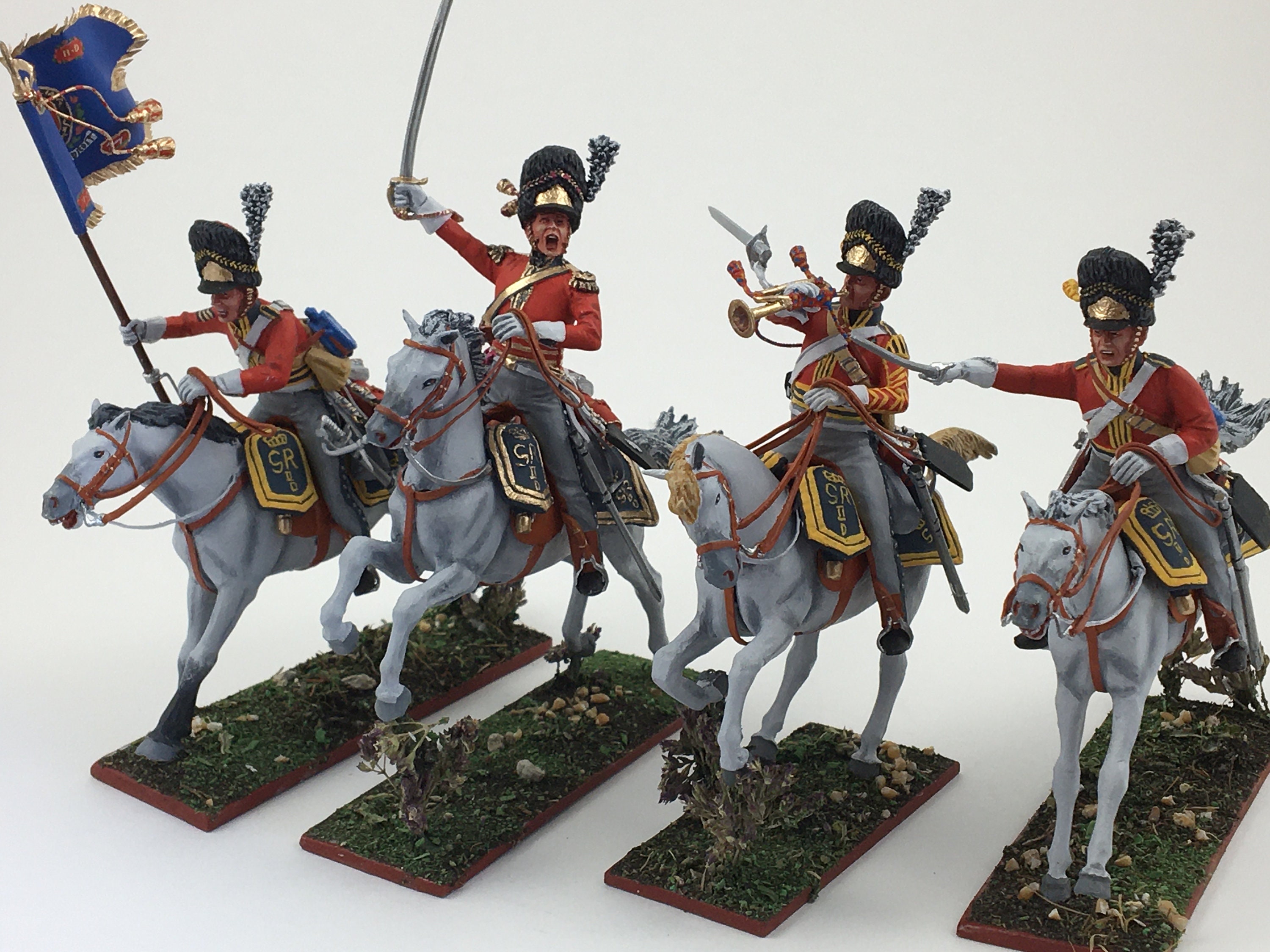 Napoleonic Wars Metal Figure 1/30 VID SOLDIERS French Red Lancers