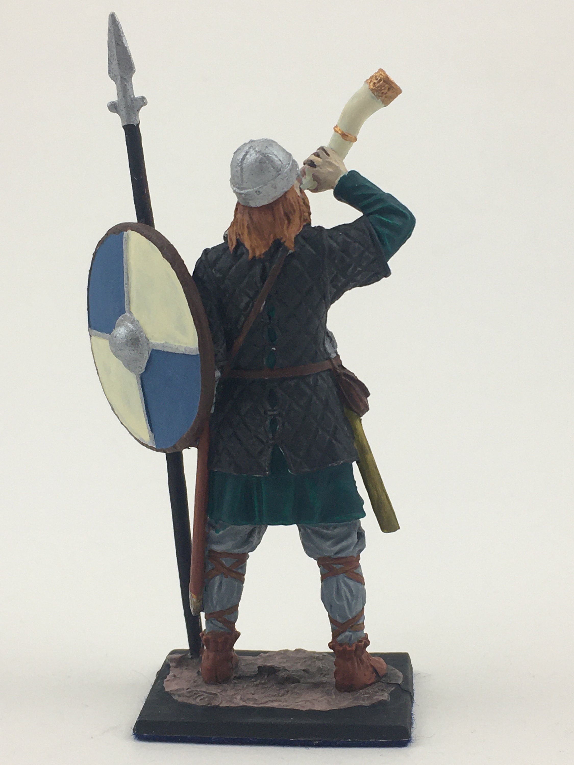 Viking with a horn 54 mm Metal Figure MIDDLE AGES Toy Etsy