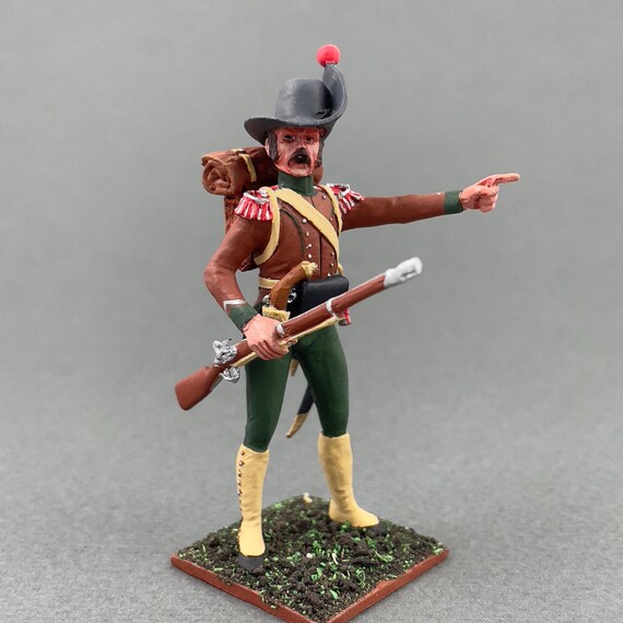 Figurine historique de Napoléon en 54mm métal blanc