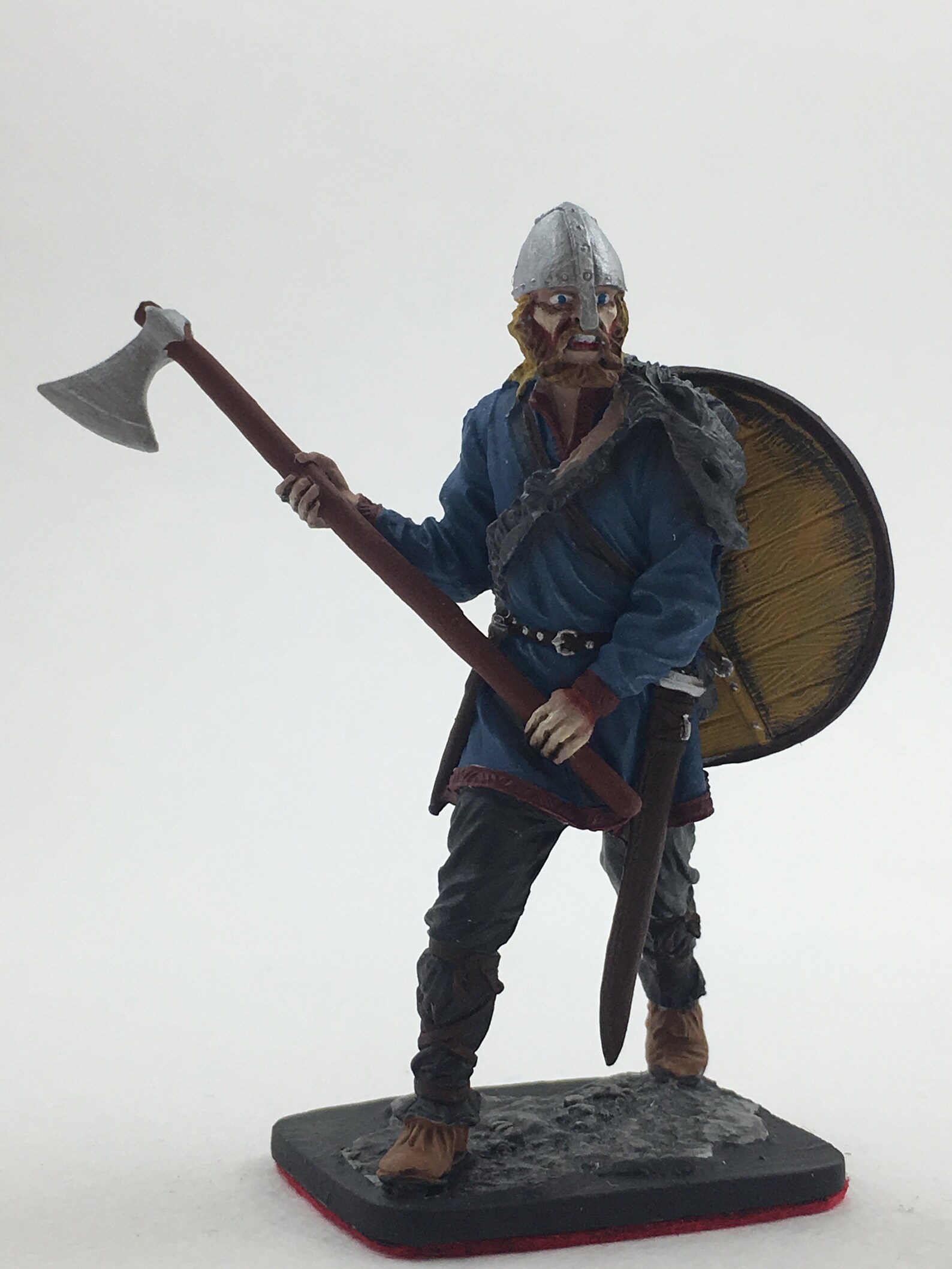 Viking in battle 54 mm Metal Figure MIDDLE AGES Toy Etsy