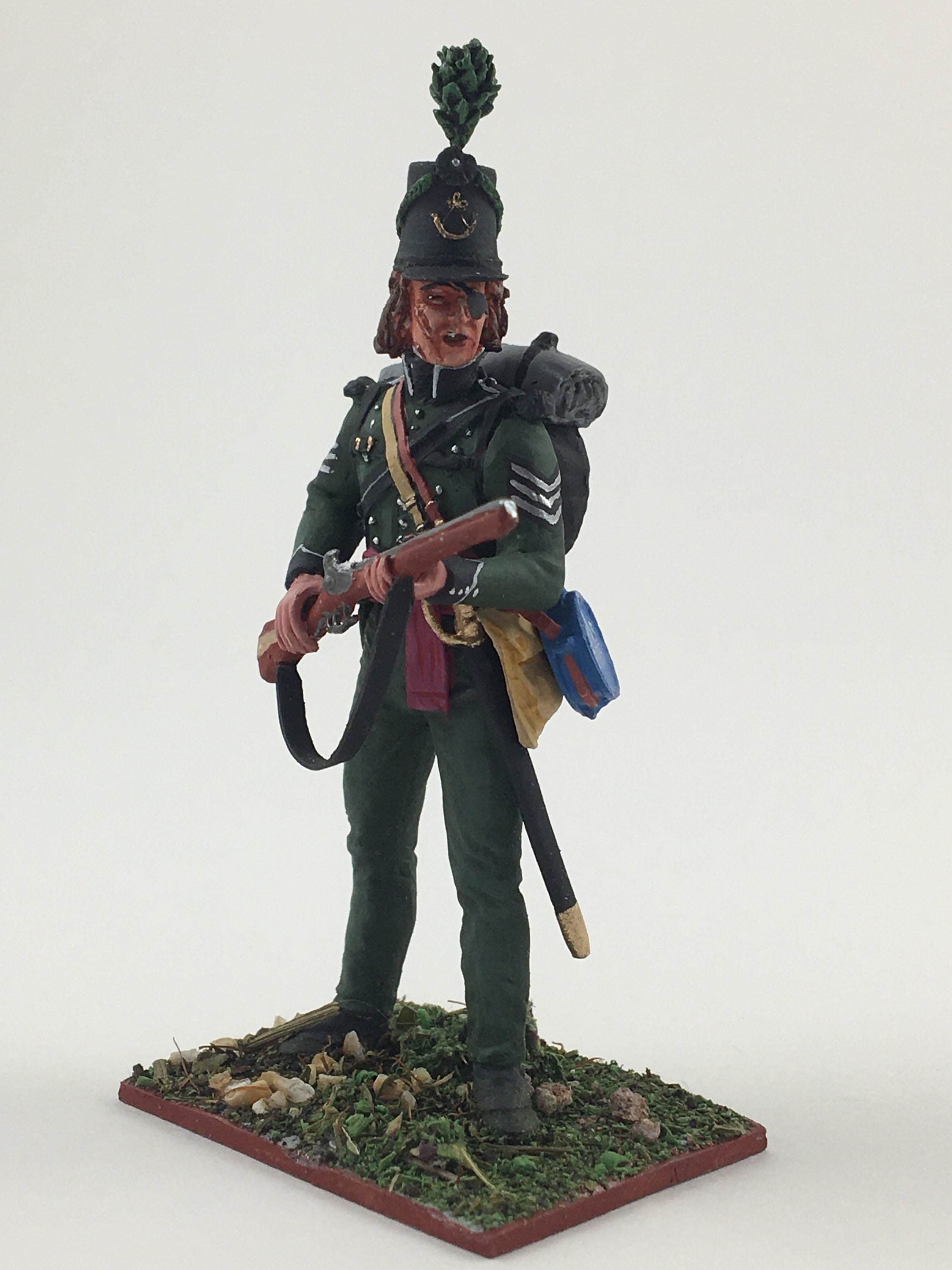 Tin Soldiers 54-60 mm Officer of the 95th Infantry Regiment Great Britain 