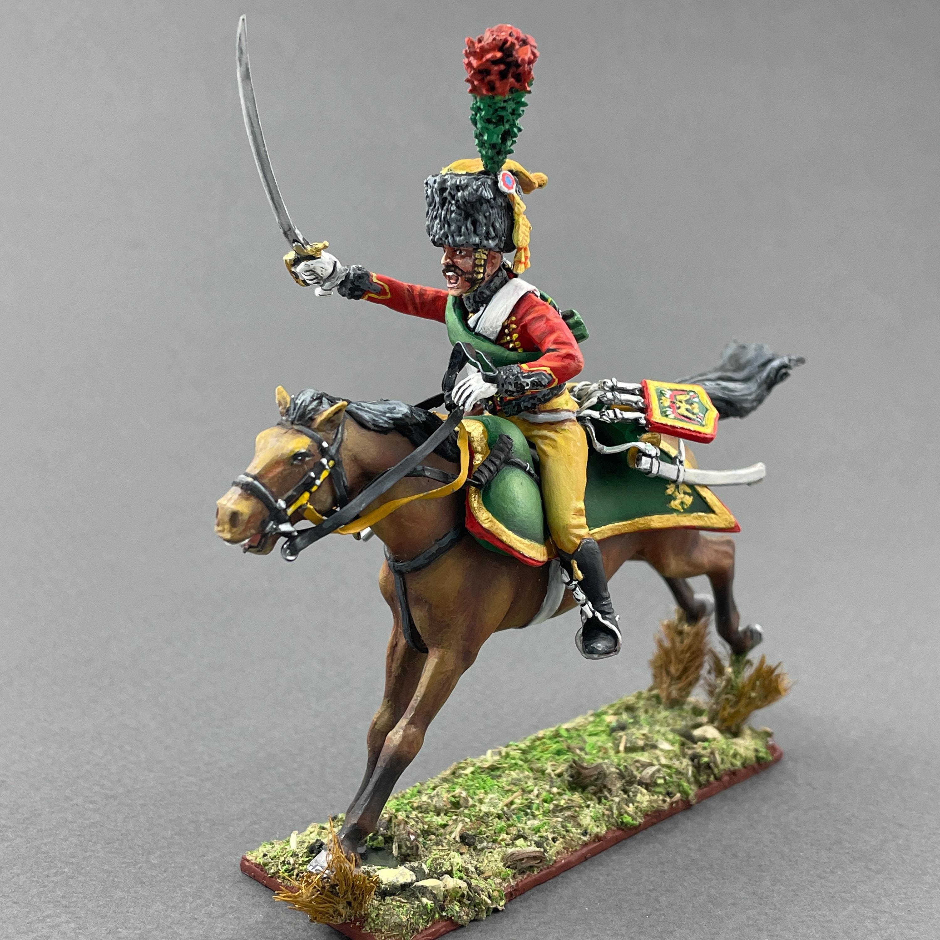 Napoleonic Figure 1/30 Scale, French Guard Mounted Chasseurs ...