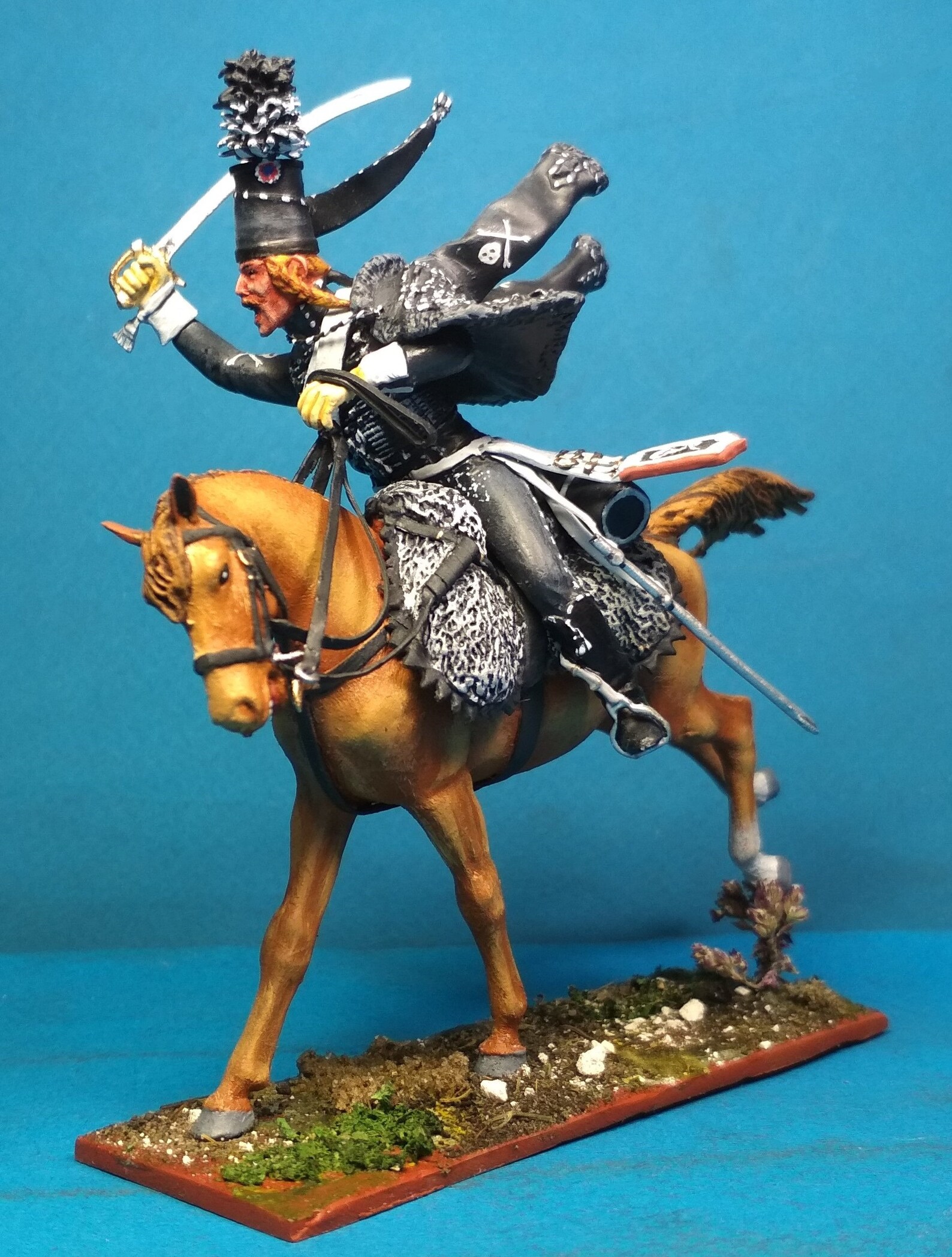 French Hussars of the Death 60 mm High quality Metal Figure Etsy