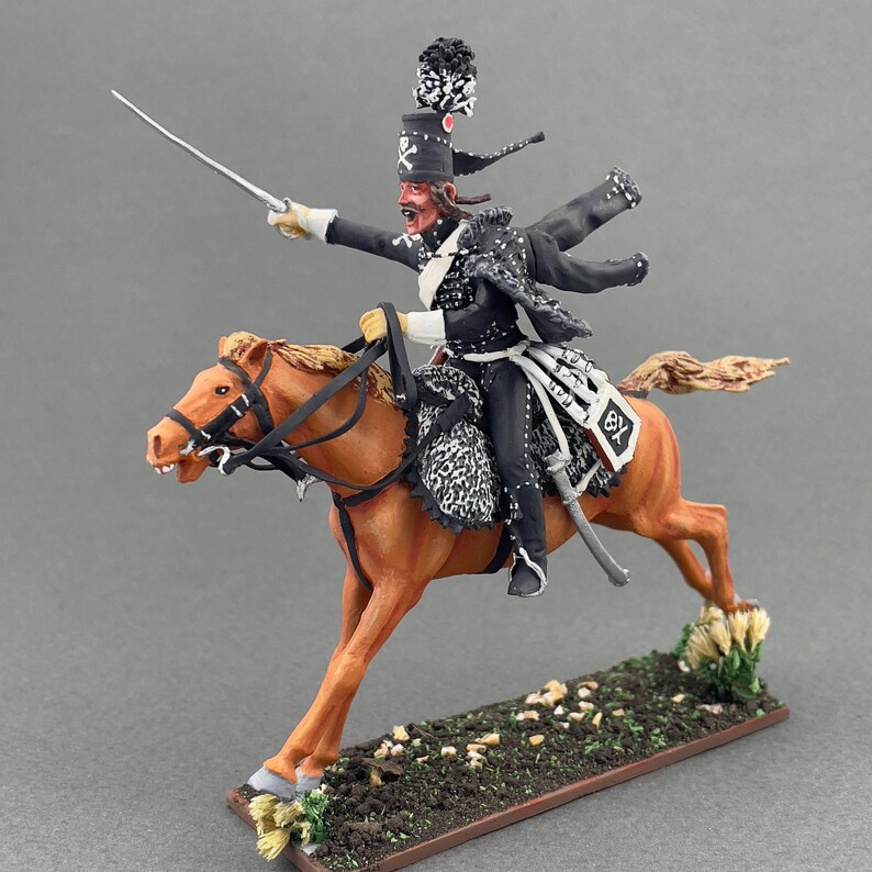 Figurine Napoléonienne – Général Clauzel (1772-1842), Hachette, Plomb Peint, 1:30 (54mm)