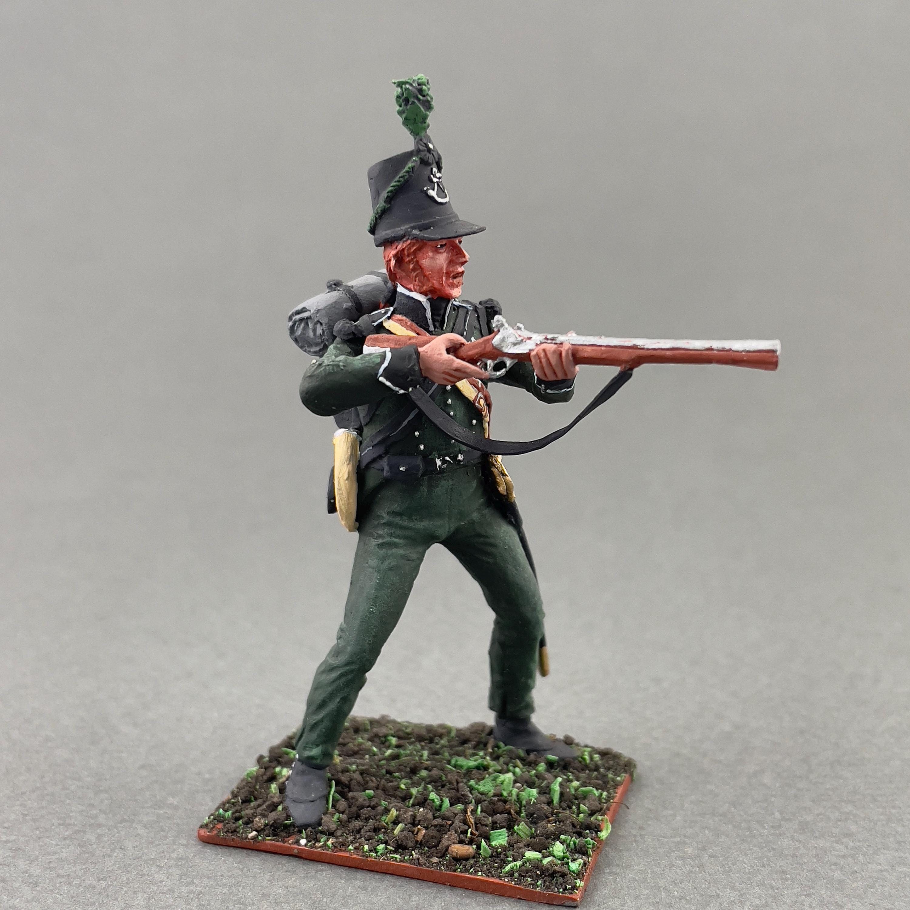 British 95th Rifles, Napoleonic Toy Soldier 60 Mm 1/30 Scale, Metal ...