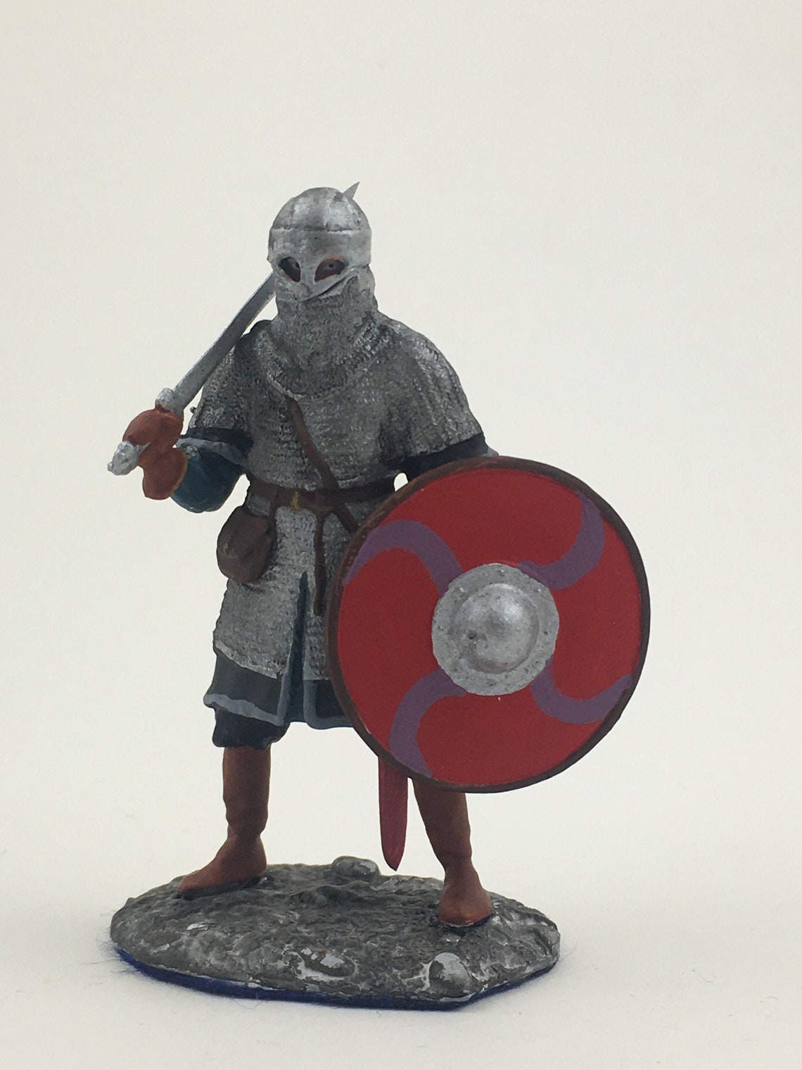 Viking 10th century 54 mm Metal Figure MIDDLE AGES Toy Etsy