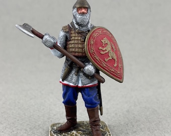 ブリキの兵隊 コレクション品 攻撃するフランス騎士、XV c. 54 mm 中世
