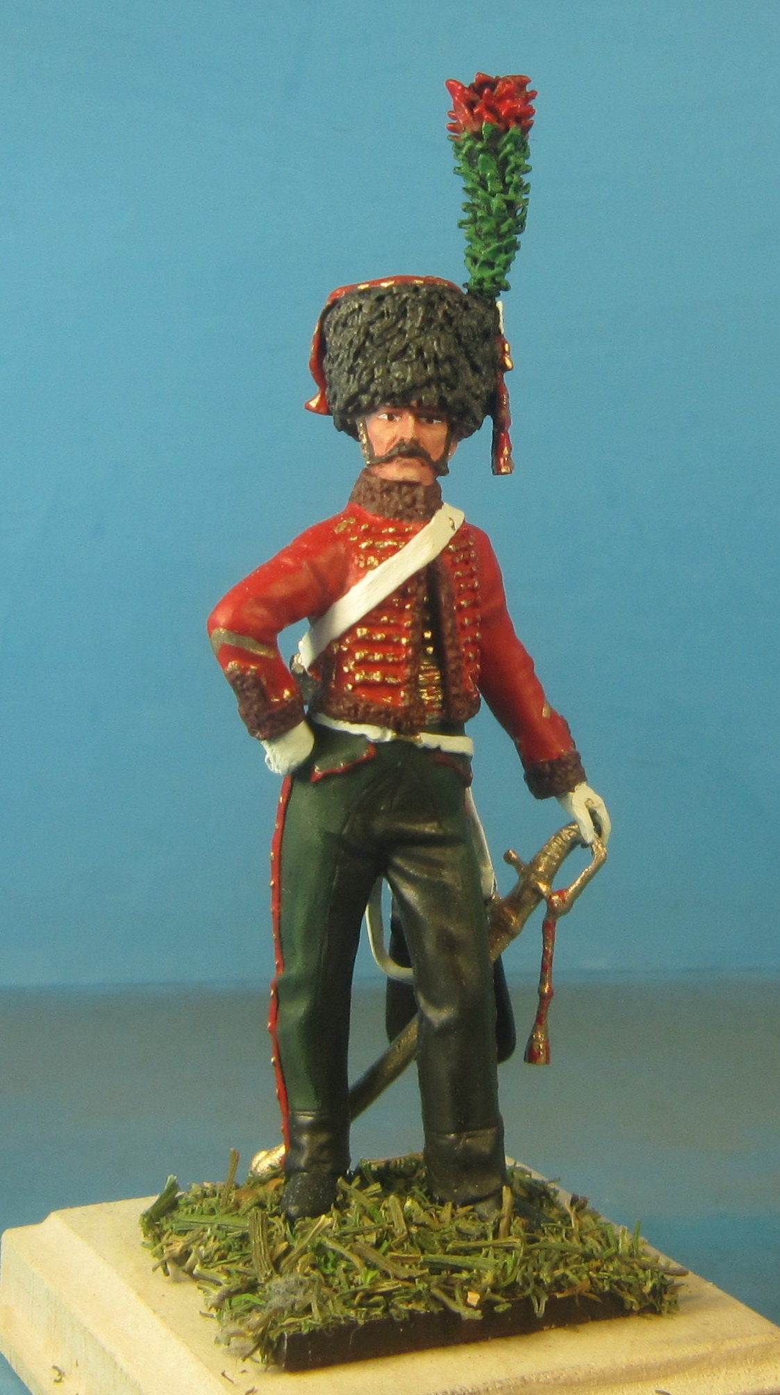 Figurine Mousquetaire Monté Napoléonien 1/30 – Étain Peint – VID SOLDIERS – Neuf