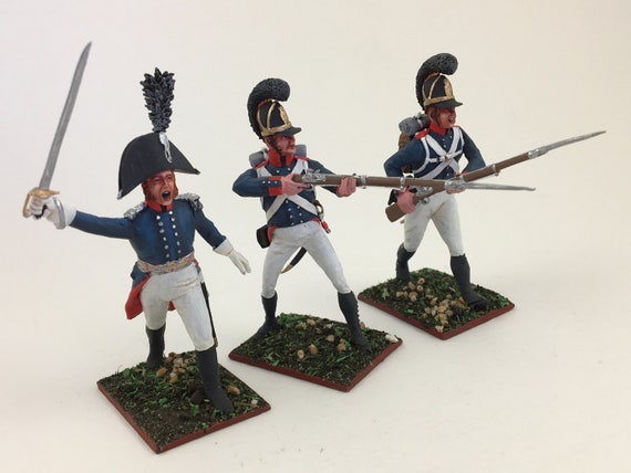 Napoleonic Figure 60 Mm 1/30 Scale, Baden Line Infantry, Painted Napoleonic  Miniature, Metal Toy Soldier, Collectible Figurine VID SOLDIERS
