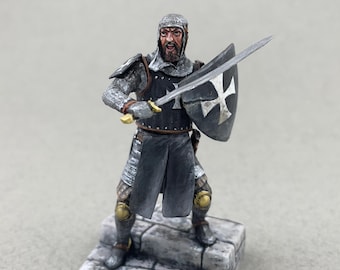 ブリキの兵隊 コレクション用 中世の騎士 斧付き 54 mm 中世と十字軍