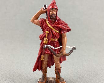 Soldat En Plomb Creux Vintage - Bédouin Avec Chameau - Cassé Avec Manques