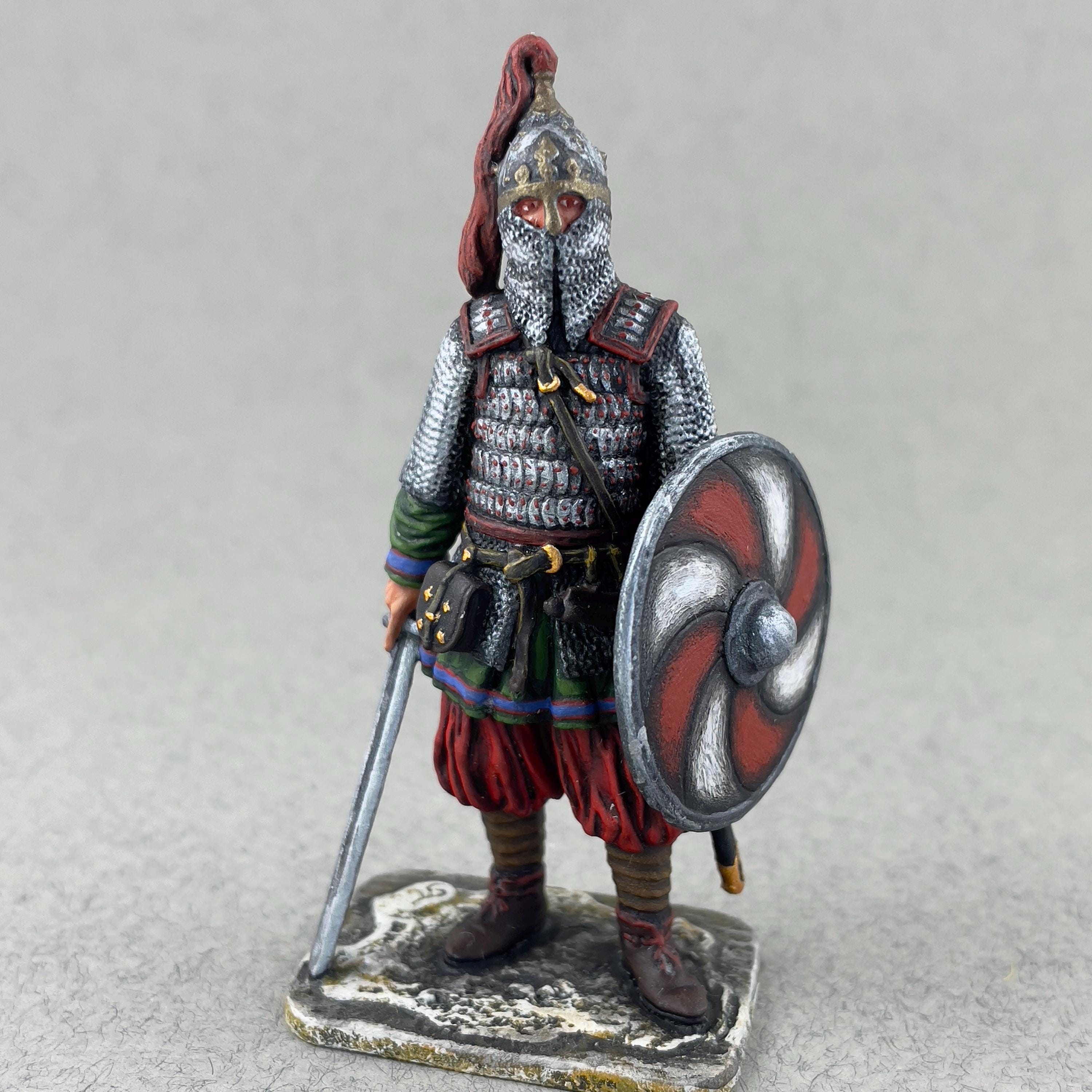 Medieval Hand Painted Miniature 54 Mm, Collectable Toy Soldier
