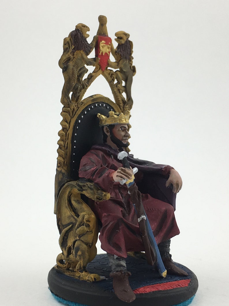 King Arthur 54 mm Metal Figure MIDDLE AGES Toy Soldier Etsy