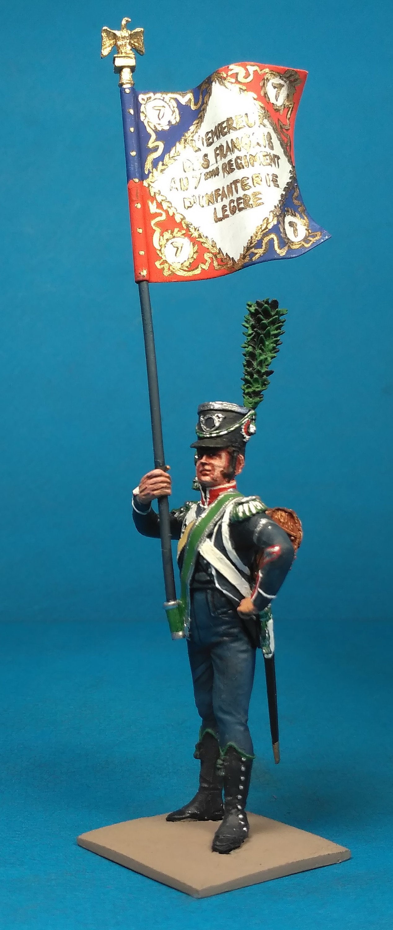 Napoleonic Toy Soldier 1/30 Scale, French Standard Bearers