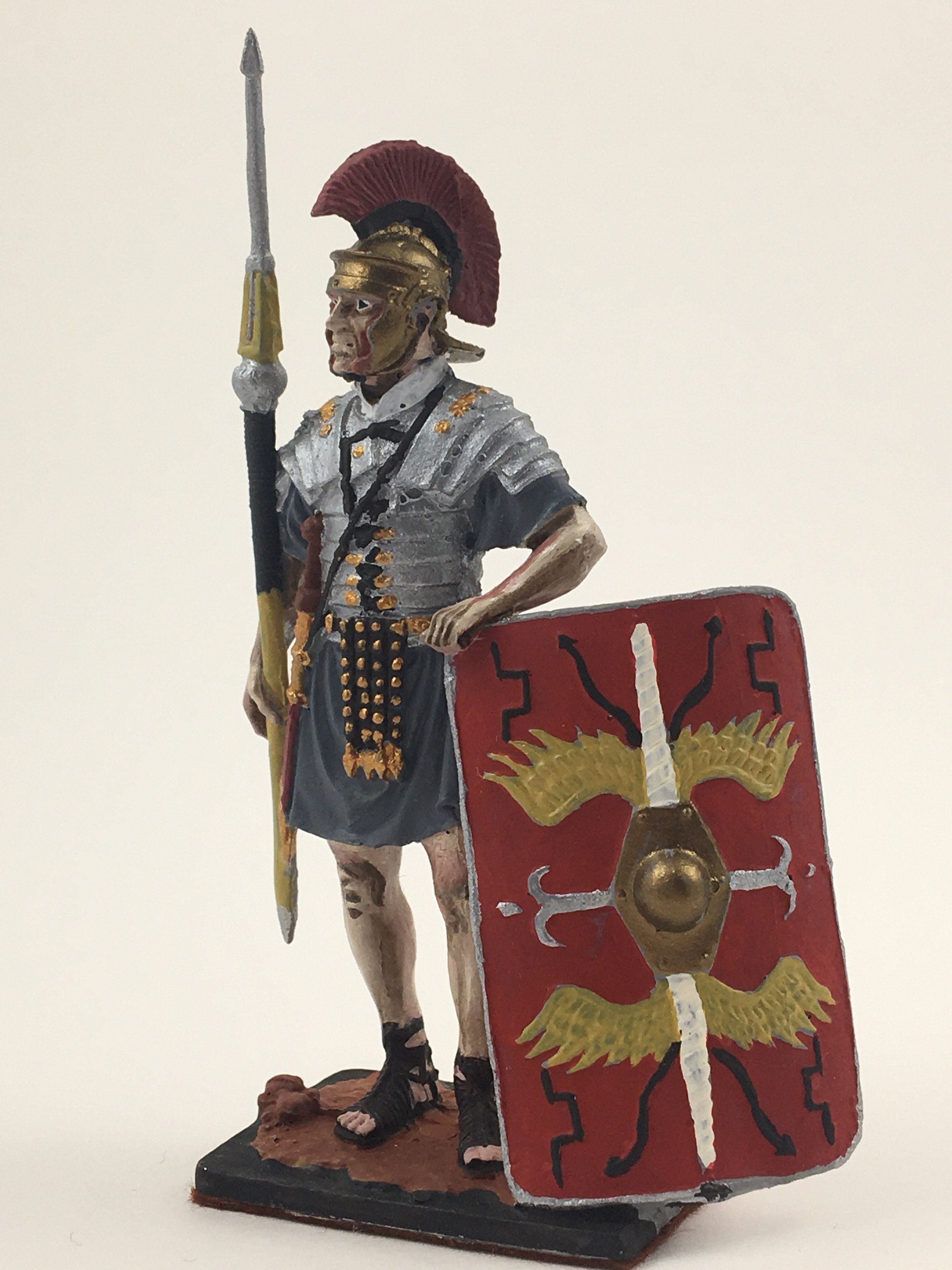 Legionary 54 mm Metal Figure ANCIENT ROME Toy Soldier Etsy
