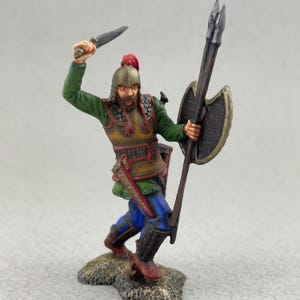 Zinnsoldaten 54 mm, bemalte Miniaturfigur, Zinnsoldaten, Krieger Sammler, Sammlermodelle, Zinnsoldaten Shop, Actionfigur 1/32