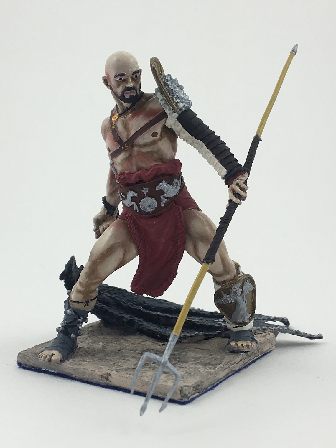 Gladiator Retiarius 1st century BC 75 mm Metal Figure Etsy