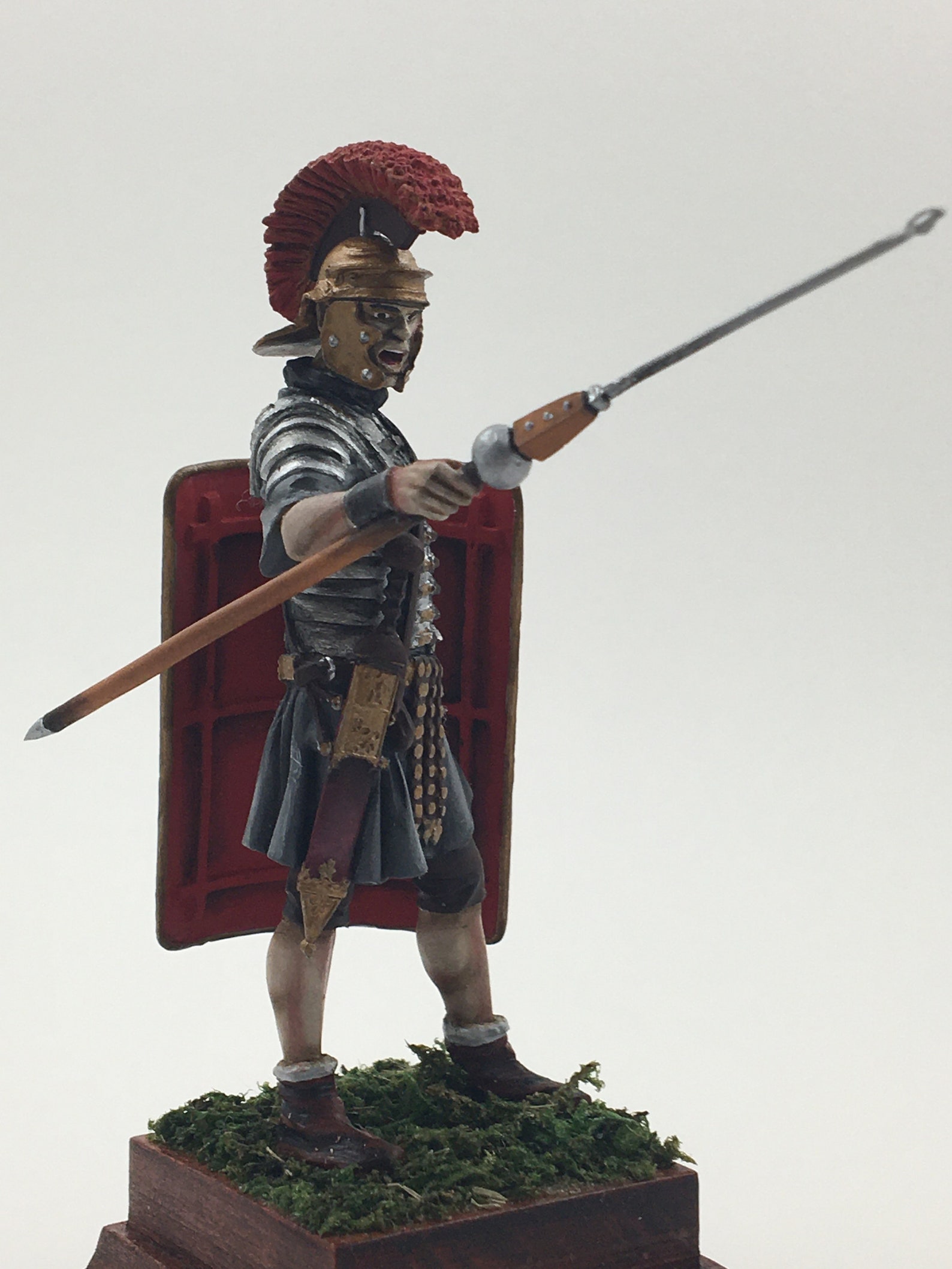 Legionnaire Legio II Traiana fortis 75 mm ELITE PAINTED Metal Etsy