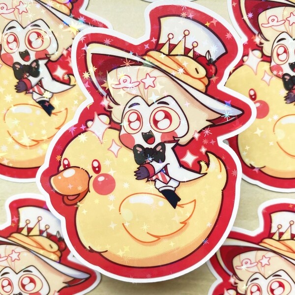 Hazbin Hotel Lucifer Ducky Sticker