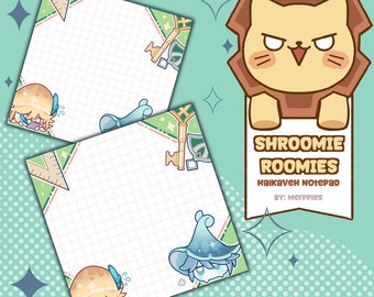 Shroomie Roomies HaiKaveh 3x3 Memo Pad