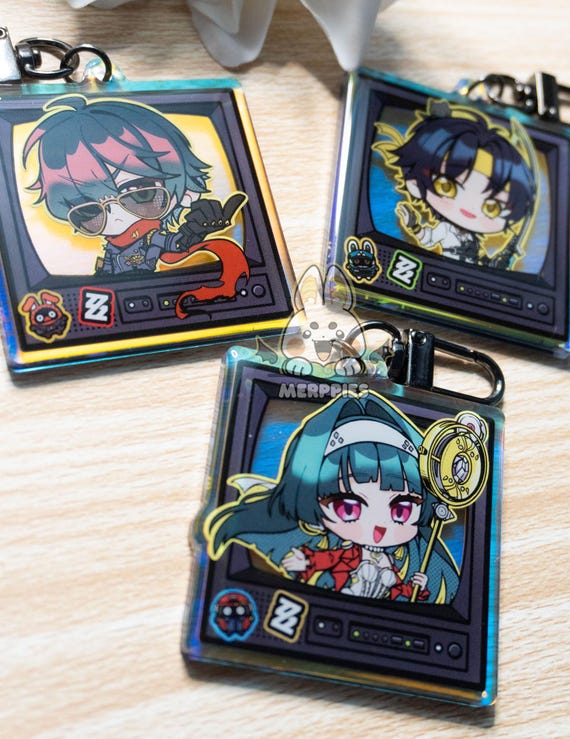 Zenless Zone Zero ZZZゼンレスゾーンゼロ テレビグッズセット Zenless Zone Zero TV Rainbow Charms ZZZ SET B - Etsy