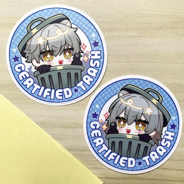 Honkai Star Rail Certified Trash Sticker 2024