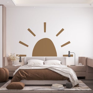 Ensemble d'autocollants amovibles, ensemble d'autocollants Sun Ray, art mural, ensemble d'autocollants, chambre d'enfants, décalcomanies de chambre d'enfants, animations pour enfants, décalcomanies murales, chambre d'enfants, soleil,