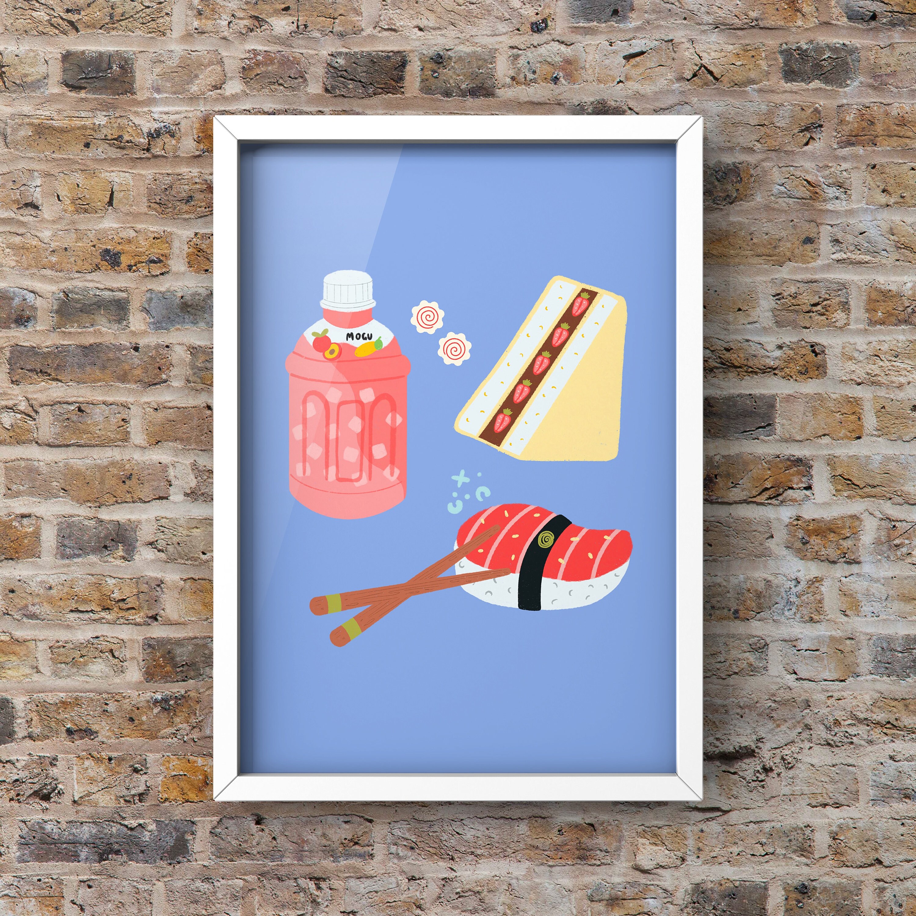 Junk Food Wall Art Home Decor Home Art Home Living Mid Etsy UK