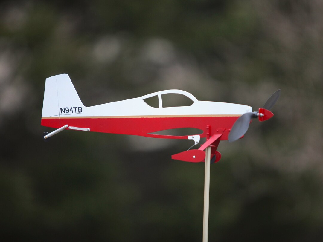 Vans RV6 Airplane Weathervane Windmill Whirlygig. Made Out Etsy